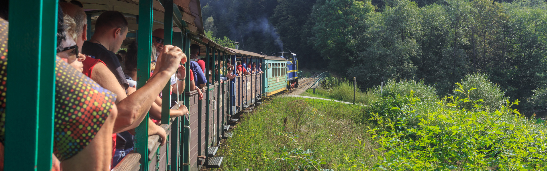 Bieszczadzka kolejka wąskotorowa, shutterstock, autor Stepniak